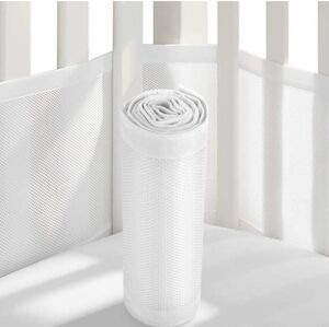 White Mesh Crib Liner 2 Pieces